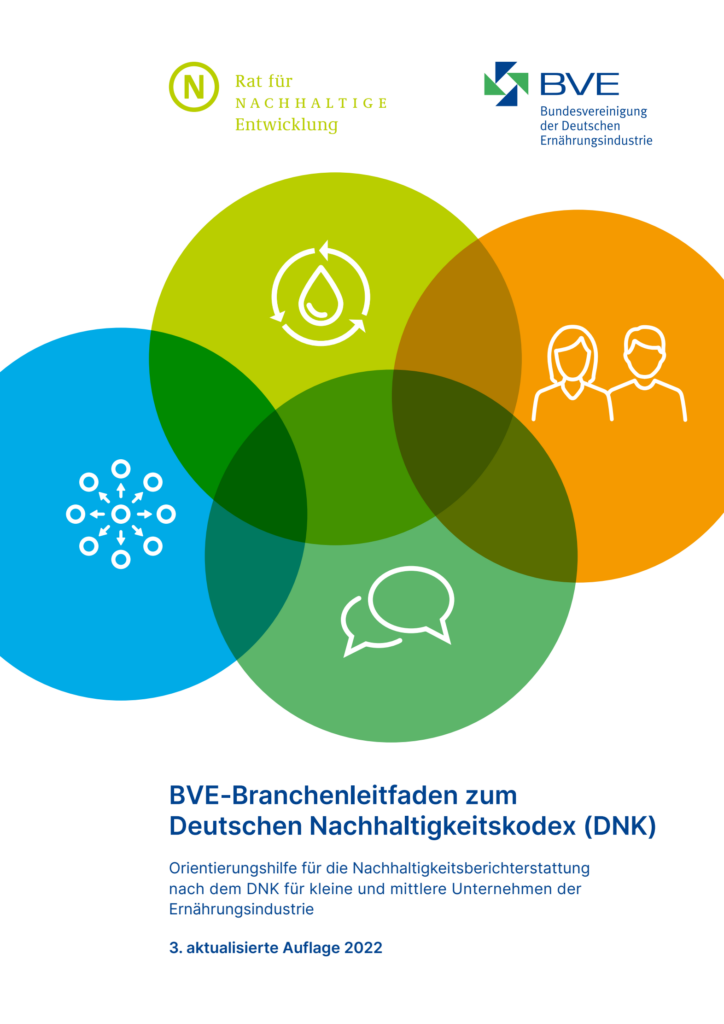 Cover BVE-Branchenleitfaden zum Deutschen Nachhaltigkeitskodex.
