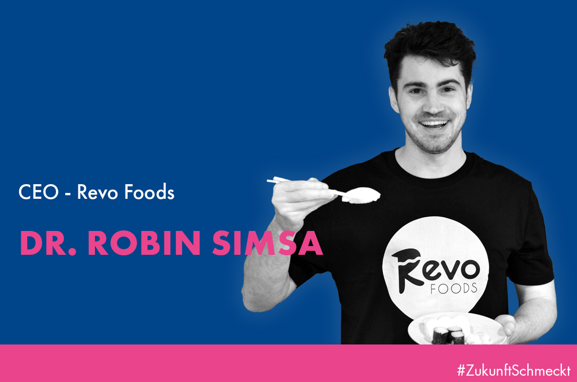 Foto von Robin Simsa, CEO von Revo Foods.