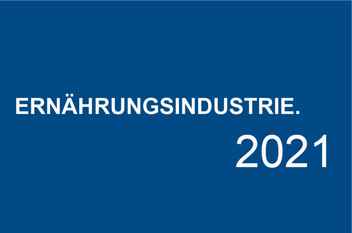 Cover der Broschüre Ernährungsindustrie 2021