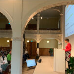 BVE Geschäftsführerinn Steffanie Sabet im Podium auf der European Conference.
