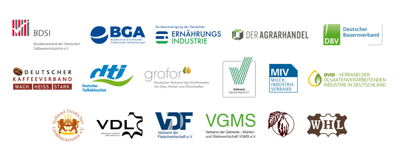 Logos der Unterzeicher des Briefes der Verbändeallianz zur EUDR an Frau Roswall