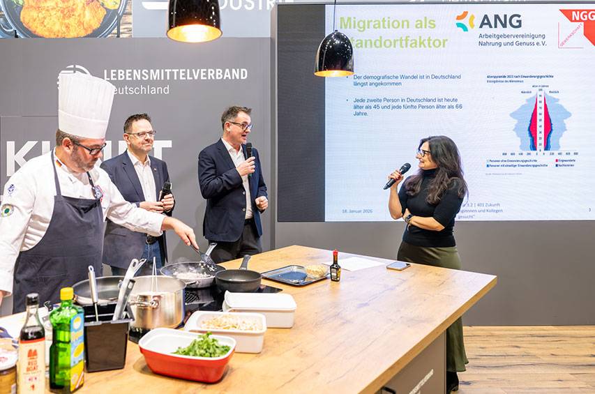 Grüne Woche 2026 auf dem Stand "Zukunft schmeckt"