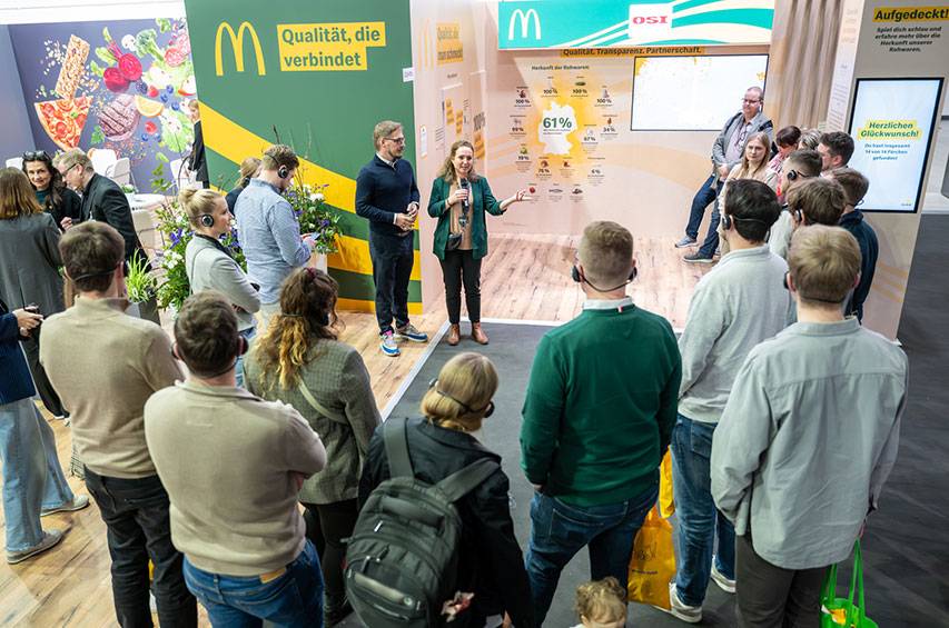 Grüne Woche 2026 auf dem Stand "Zukunft schmeckt"