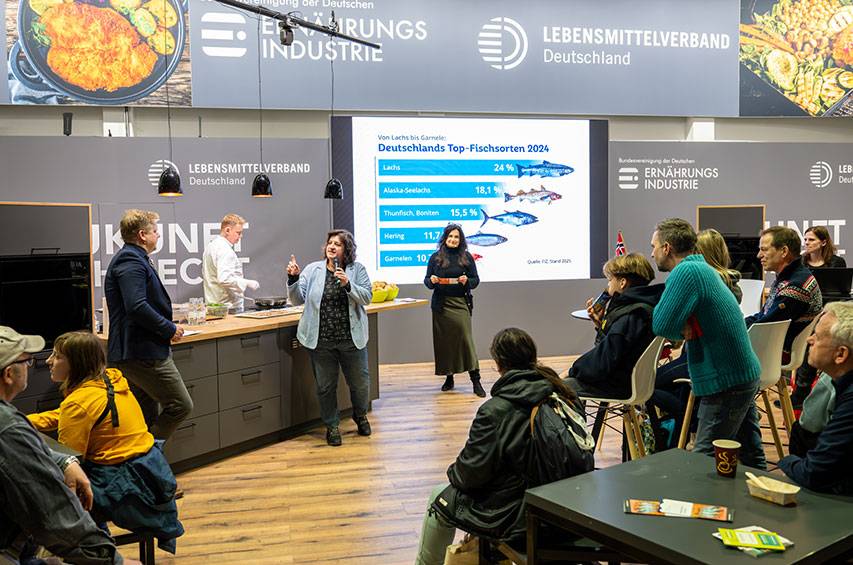 Grüne Woche 2026 auf dem Stand "Zukunft schmeckt"