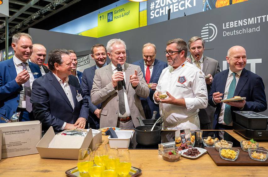 Grüne Woche 2026 auf dem Stand "Zukunft schmeckt"