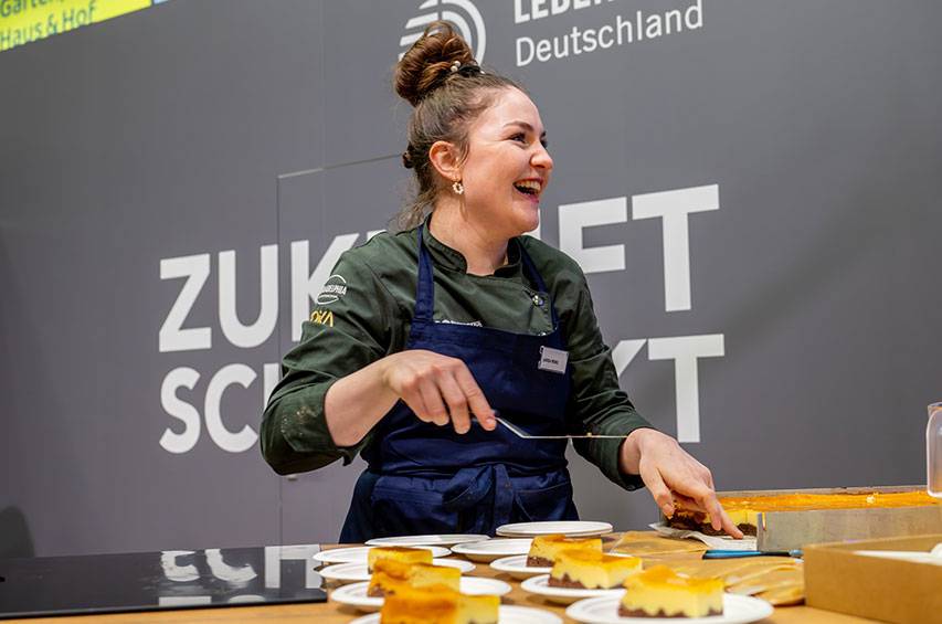 Grüne Woche 2026 auf dem Stand "Zukunft schmeckt"