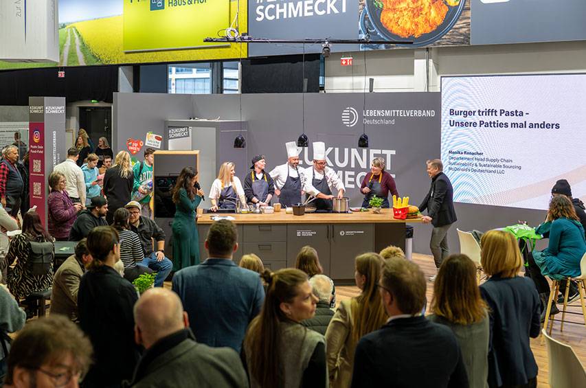 Grüne Woche 2026 auf dem Stand "Zukunft schmeckt"